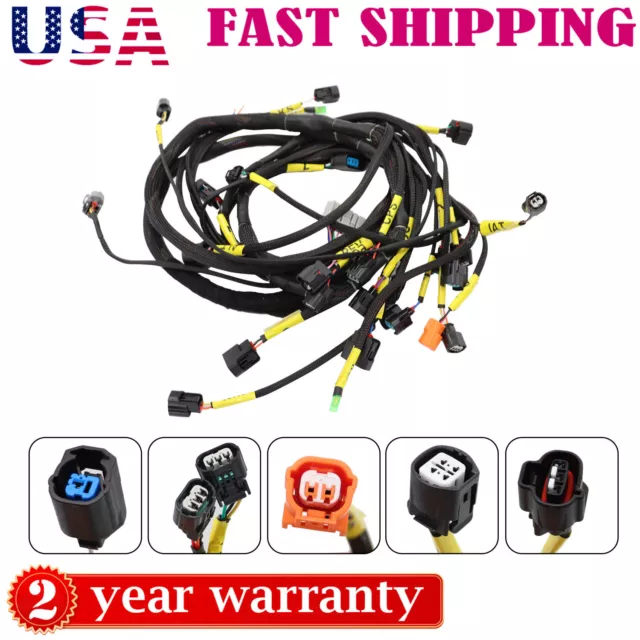 For Honda Acura K-Swap RSX Type S 2002-04 K20 K24 K-Series Tucked Engine Harness