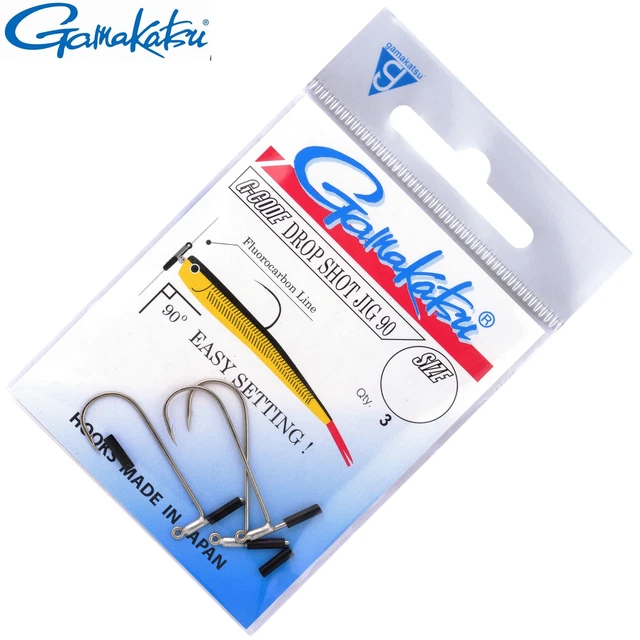 Gamakatsu Drop Shot Jig 90 - 3 Dropshot Angelhaken, Dropshothaken, Einzelhaken