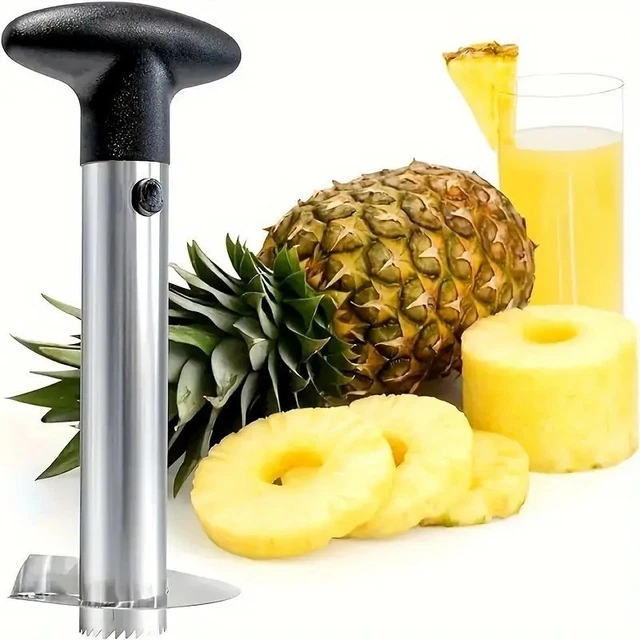 3 IN 1 Pineapple Peeler Corer Slicer Cutter Fruit Kitchen Tool Gadget ...