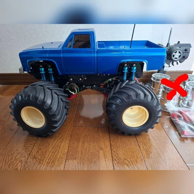 Monster 3 TAMIYA CLOD BUSTER 1/10 RC Monster Truck Sanwa Radio Control Set £327. ...
