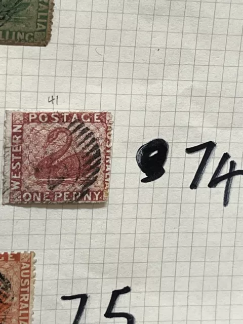 Western Australia stamp used   Lot 74