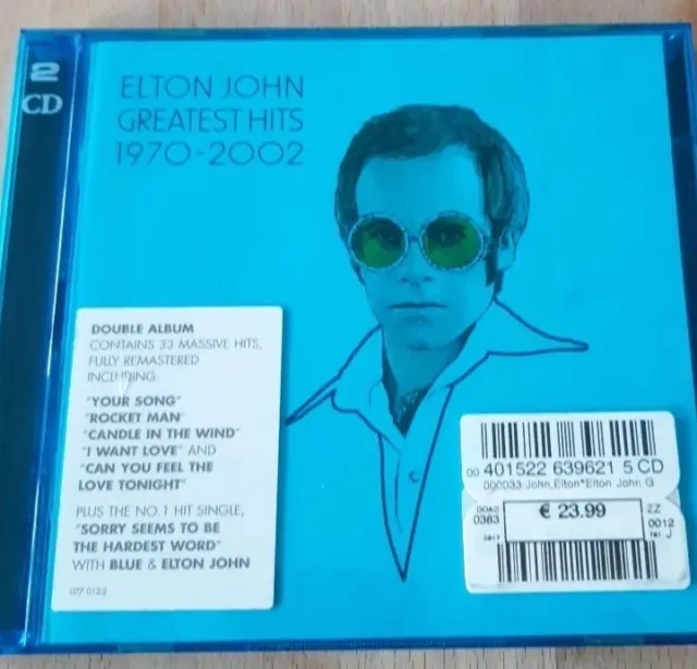 Doppel CD Elton John - Greatest Hits 1970 - 2002 - 34 Songs