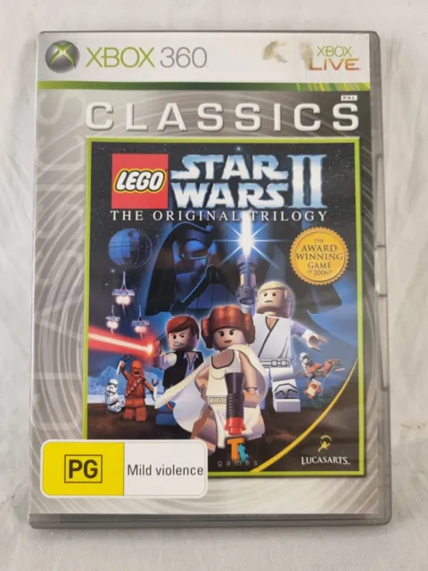 Xbox 360 Lego Star Wars II 2 The Original Trilogy With  Manual Free Tracked Post