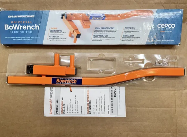 *Incomplete* Cepco Bowrench Universal Decking Tongue & Groove Bending DeckTool*