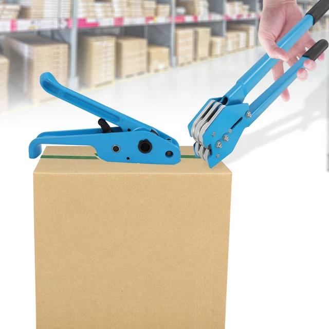 1000N BLUE PACKAGING Strapping Kit Banding Tensioning Tool For