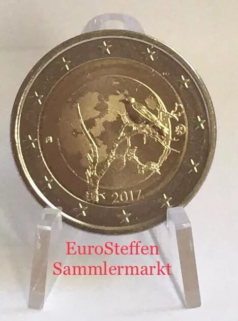 2 Euro Finnland 2017 ,"Finnische Natur", bfr. aus Rolle