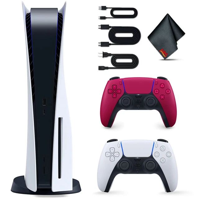 SONY PLAYSTATION 5 (Disc Edition) with HDMI Cable and Extra DualSense