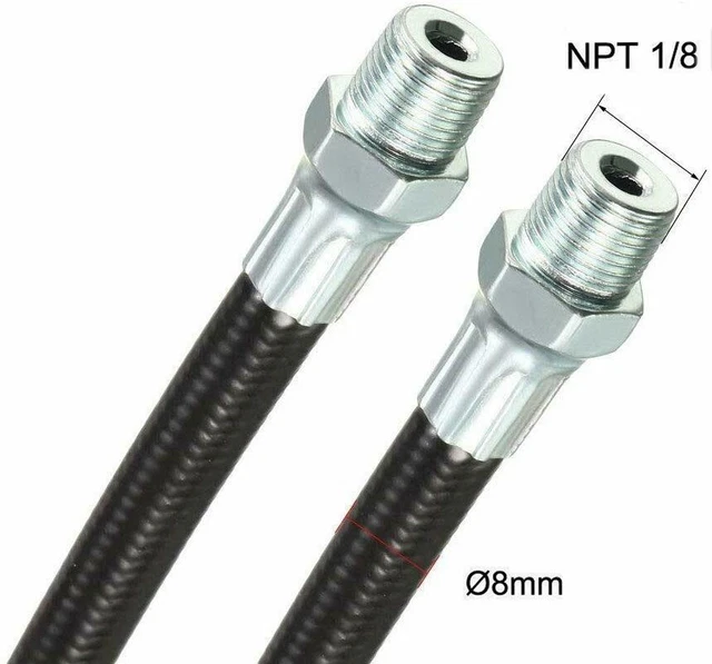 Rallonge Flexible Pour Pompe à Graisse Uxcell - 19,69 Pouces, Filetage M8x1