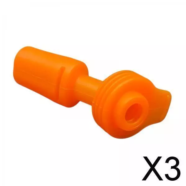 3X Silicone Bite Valve for Kettles for Hiking Biking Cycling Orange