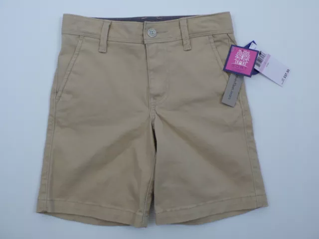 CALVIN KLEIN JEANS NWT Boys's Tan Cotton Stretch Shorts Sz 6 ($37.50)