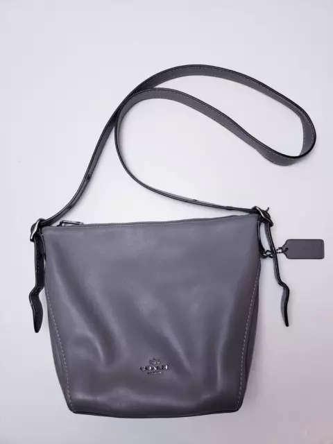Coach dufflette in natural calf leather cheap