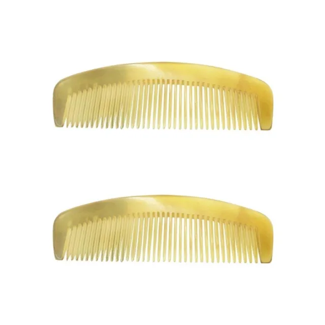 2 Count Man Fine Hair Combs Without Handle Anti-static Brush for Men