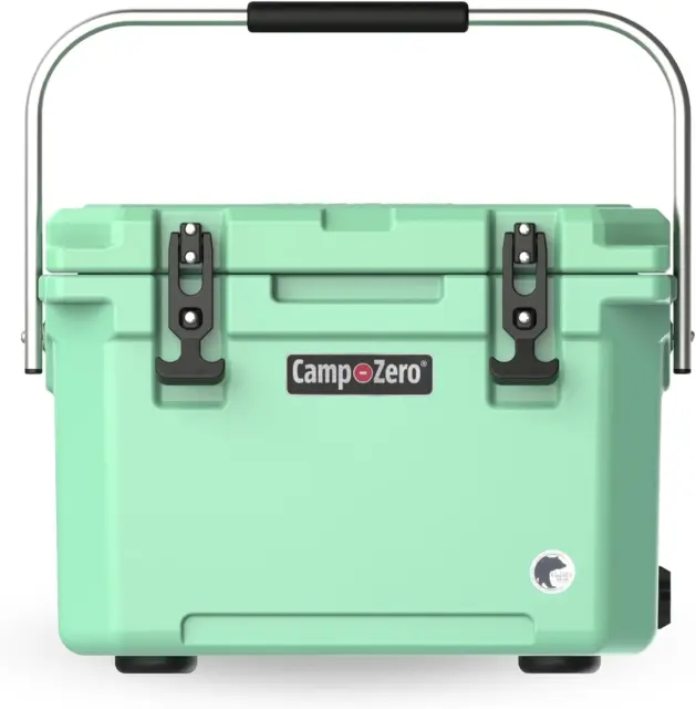 10 | 10.6 Qt. Cooler with 2 Molded-In Cup Holders and Folding Aluminum Handle
