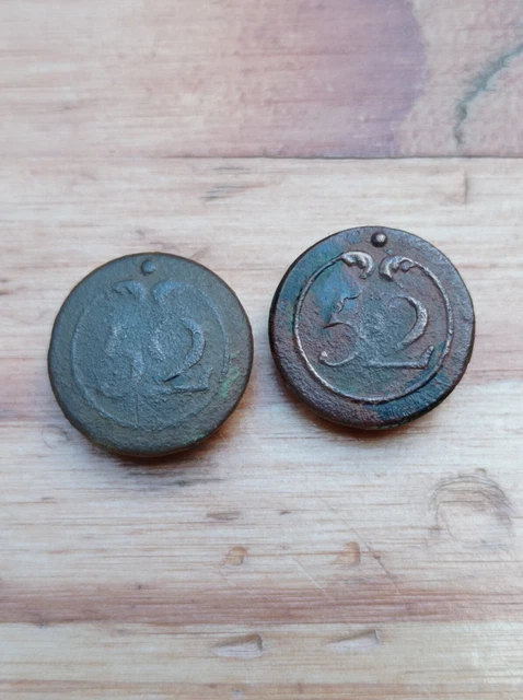 Lot De 2 Paires De Boutons De Manchette Vintage - Or 14 Carats Et Argent Sterling - Occasion Parfait état