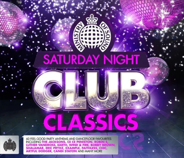 Saturday Night Club Classics - Various 3CDs Ministry of Sound NEW & SEALED