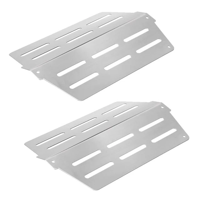 Universale Barre Flavorizer di Ricambio, Regolabili Piastra 34 a 53,3cm Durevole Acciaio Inossidabile Diffusore di Calore Copri Bruciatore Accessori per Charbroil della griglia a Gas (92381-3