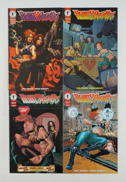 Heartbreakers #1-4 VF/NM complete series - Paul Guinan - Dark Horse Comics 2 3