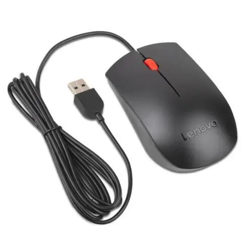 Lenovo Maus schwarz 00PH133  USB Kabel Neu Original M21