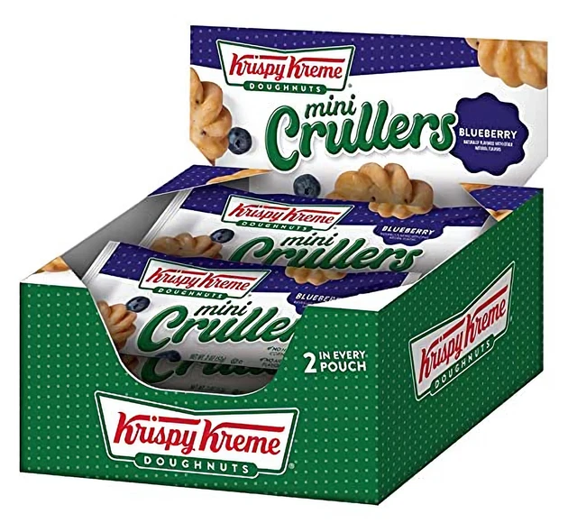 Myrtille Mini Crullers Par Krispy Kreme 59ml 8 Compte (16 Crullers) 3