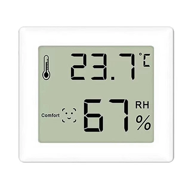 Higrómetro digital LCD medidor electrónico de temperatura interior sensor de humedad N6V8