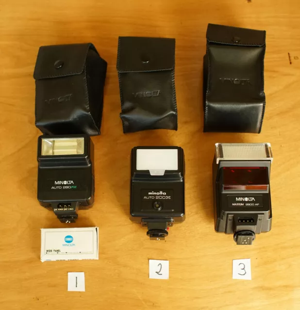 1x Genuine Minolta Flash (200X, 280PX, 2800AF)....Tested, Working....