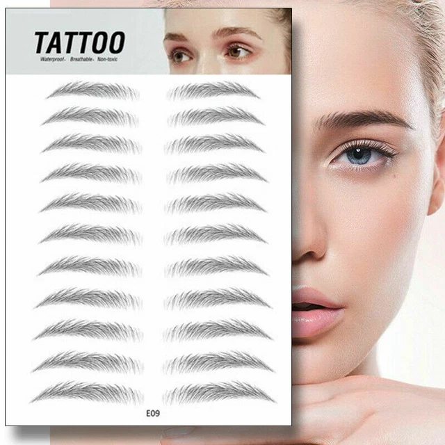 Tatouage Sourcils Temporaire 4D - Impeccable et Résistant