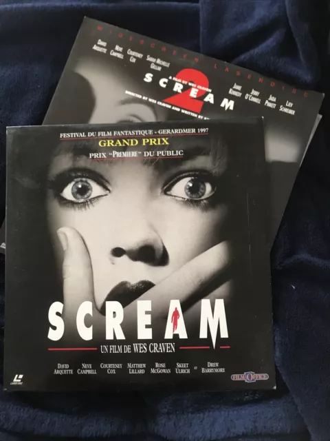 Laserdisc Scream & Scream 2 Pal Et Ntsc Widescreen