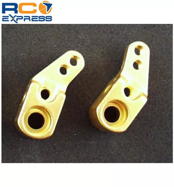 GPM Racing Associated Rc-12 Gold Aluminum Front Knuckles LW15B04