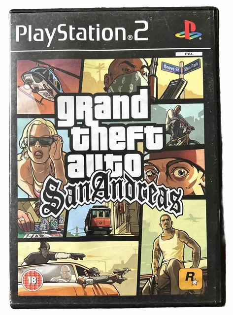 GRAND THEFT AUTO San Andreas + Map - Sony Playstation 2 £7.99 - PicClick UK