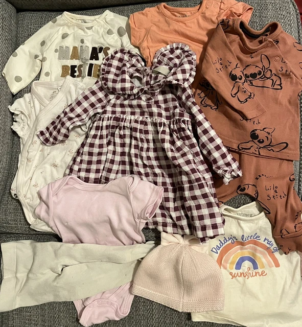 Baby Girl Clothes First Size / 0 - 3 Months Used & New Bundle