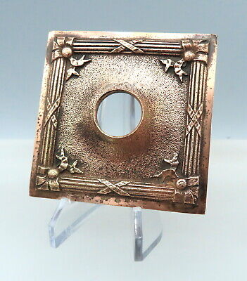 Antique Light Switch Gang Plate Cover Single Push Button Edwardian Empire Ribbon 3