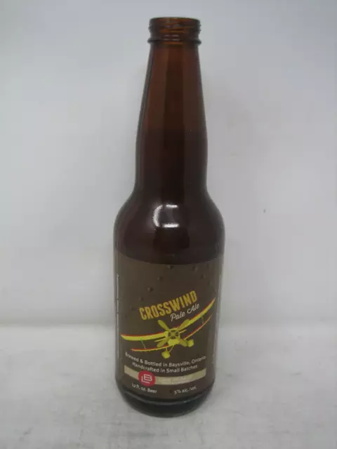 Crosswinds Pale Ale Lakes Of Bays Brewing Company Beer Bottle Canada Ontario