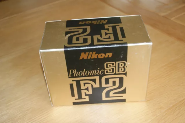 Nikon F2Sb Photomic  Camera Body, Boxed With Instructions.