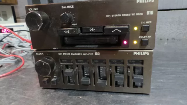 ② Philips N2235 full auto stop, lecteur de cassette audio — Decks cassettes  — 2ememain