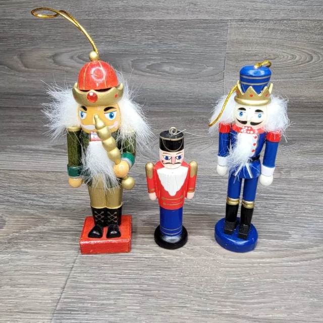 Christmas Nutcracker Ornament Lot 3