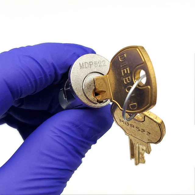 Diebold Undercounter Cabinet Lock Core Kit Mastered 41019212 Keyed Different