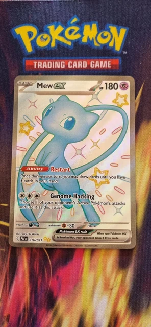 Mewtwo Ex Mew Pokemon Card Pokemon Cad Mew Ex 216/091 Shiny Ulta