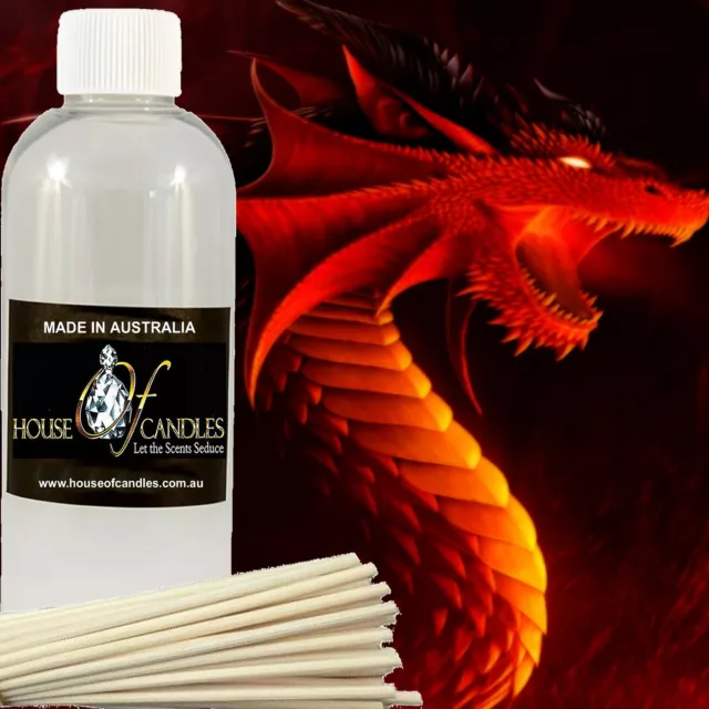 Dragons Blood Diffuser Fragrance Oil Refill Air Freshener & Reeds