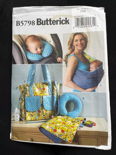 Vintage Butterick sewing pattern baby accessories sewing pattern B5798 uncut