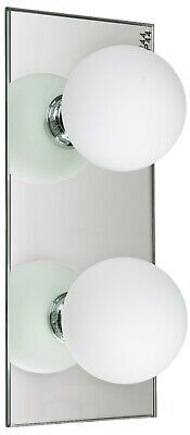 Applique LED murale ou plafond salle de bain 2 spots IP44 Luminaire Design