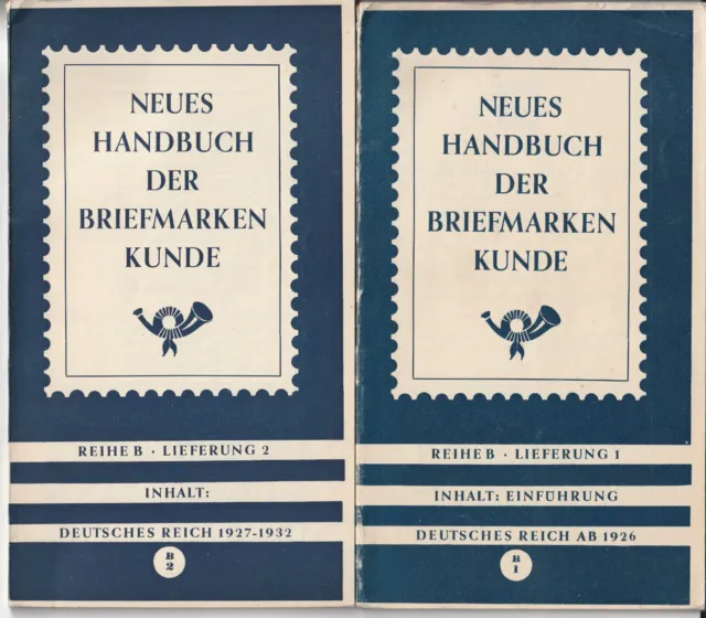 Neues Handbuch der Briefmarkenkunde - B1-2-3 Deutsches Reich ab 1926 bis 1935