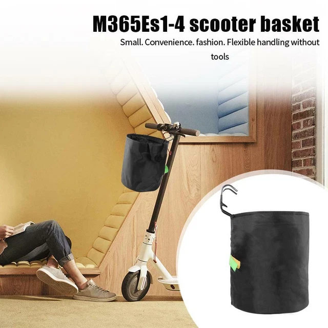 Sacoche De Guidon Toile Noire Pour Trottinette électrique M365 Ninebot ES1/ES4