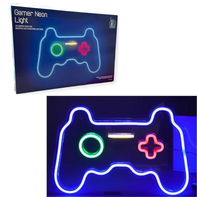 NEON WALL LIGHTS Decor Game Controller Gamer Sign Decorative Astetic