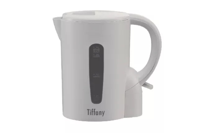 Tiffany Electric Cordless Kettle Kitchen Hot Water Jug/Boiler 1.7L White