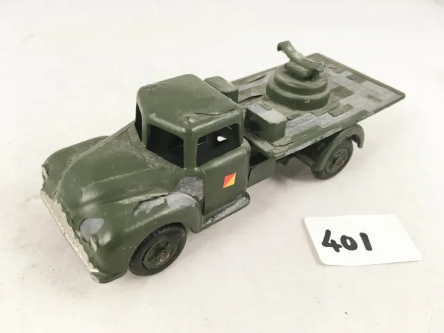 Vintage Benbros Qualitoy A102 Anti-Aircraft Truck Army Military Diecast Toy