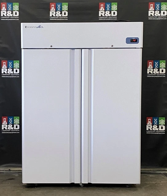 K2 Scientific K249SDR +4c Two Door Laboratory Refrigerator 49Cf FULLY TESTED