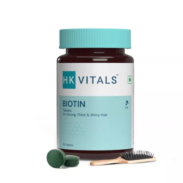 HealthKart HK Vitals Biotin (90 Tablets) for Long , Thick & Shiny Hair