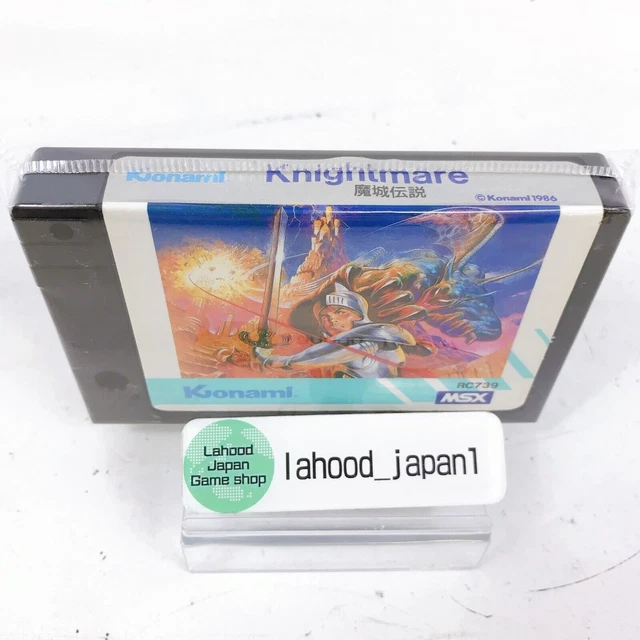 Knightmare MSX 1986 Majo Densetsu RC739 tested working Konami Japanese 2