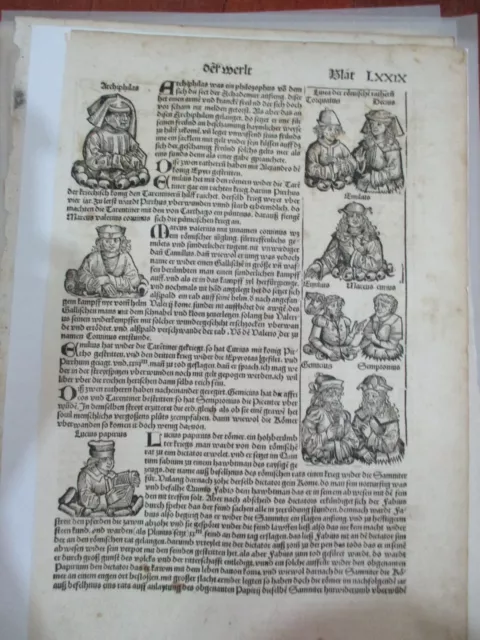 Page 79 of Incunable Nuremberg chronicles , done in 1493