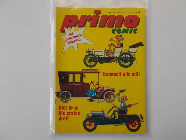 Primo Comic, Nr 6. - von 1972. Kauka Verlag. Z. 1-2